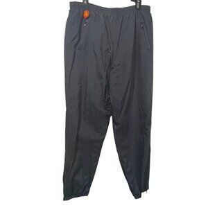 Outersport Navy Blue Nylon Microfleece Lined Windbreaker Jogger Pants Sz L NWOT